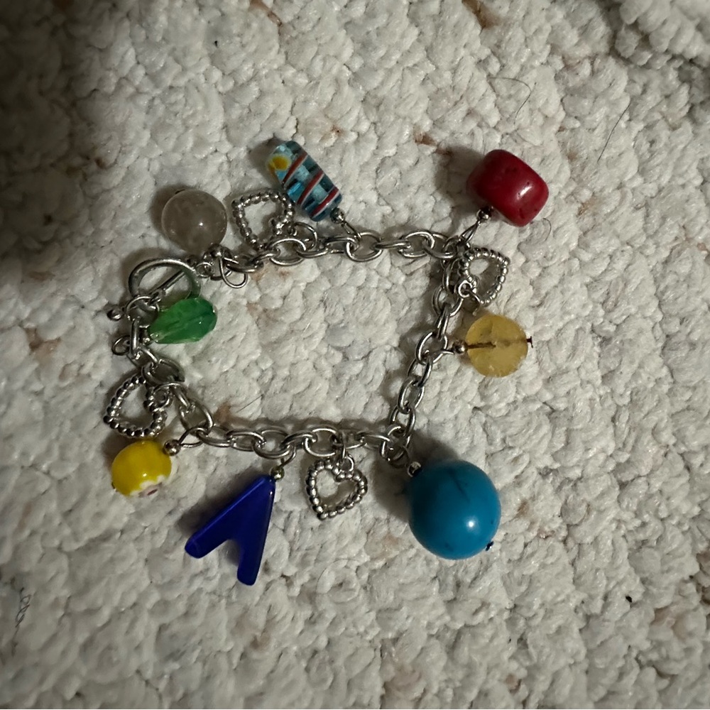 Cheek bracelet colours charms